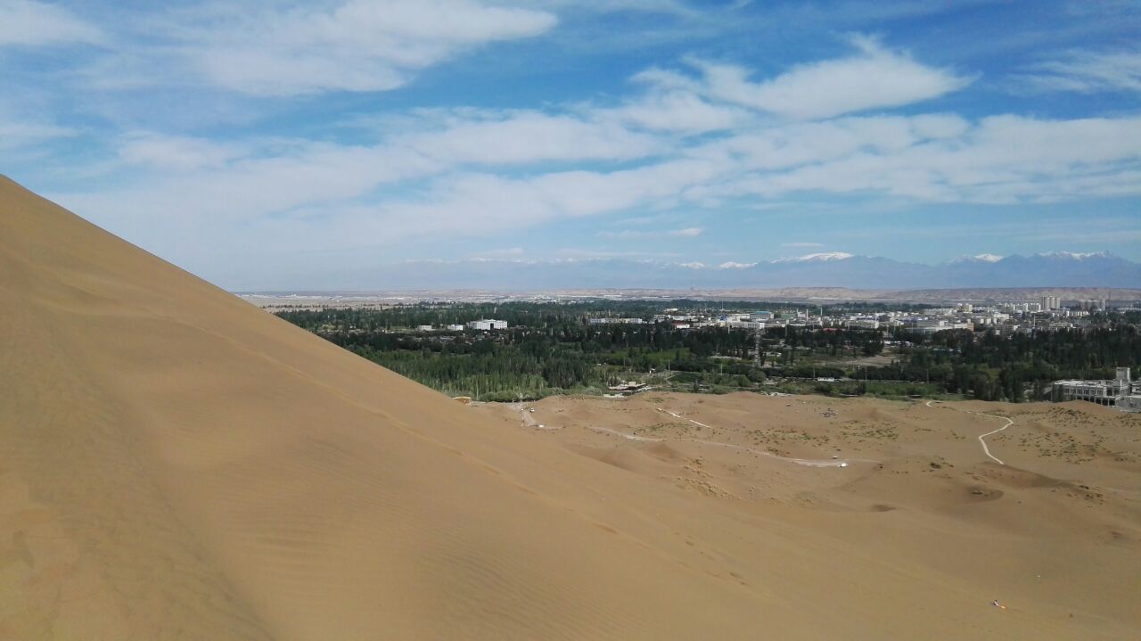 库木塔格沙漠旅游景点攻略图