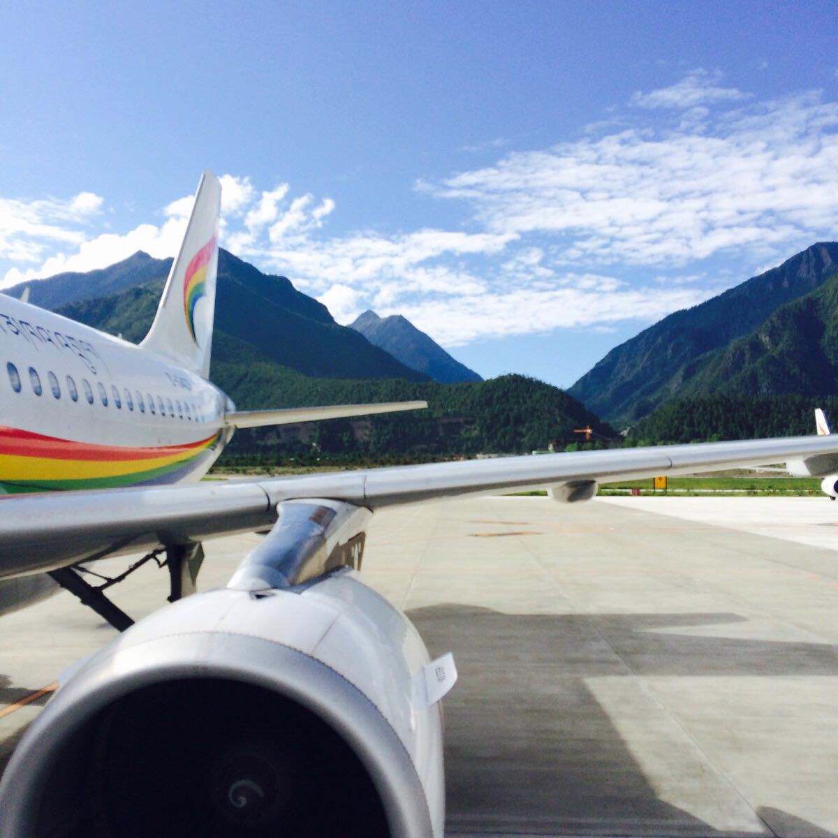 林芝米林机场海拔是西藏最低飞行难度却是中国国内第一是西藏第三个