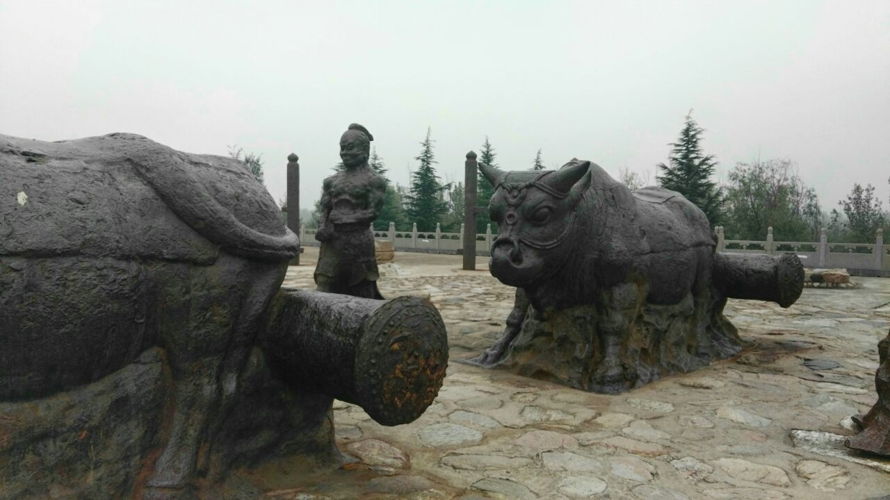 普京渡遗址,包括了鹳雀楼,普救寺,黄河大铁牛,三个景区.