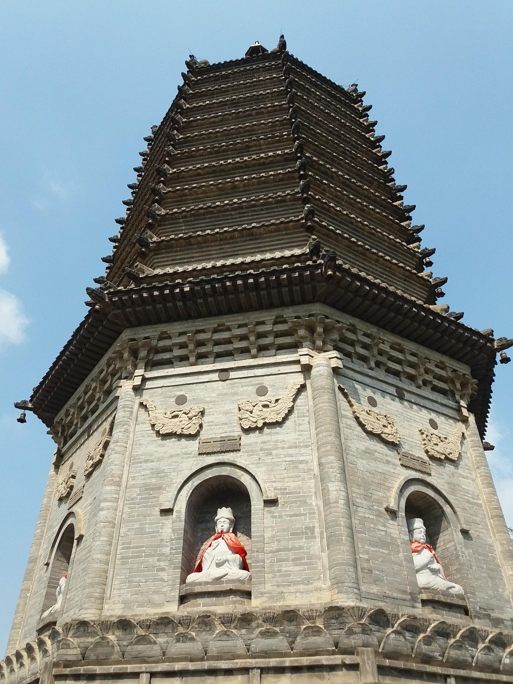 砖塔和千年土石砖三合一城墙原物——大连市瓦房店市复州古城游览记