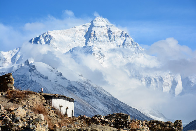 全球最高峰—珠穆拉玛峰(8844.43米)