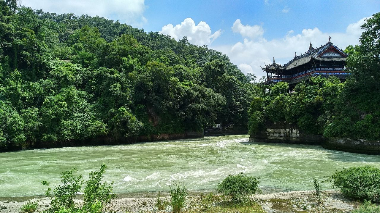 都江堰景区旅游景点攻略图