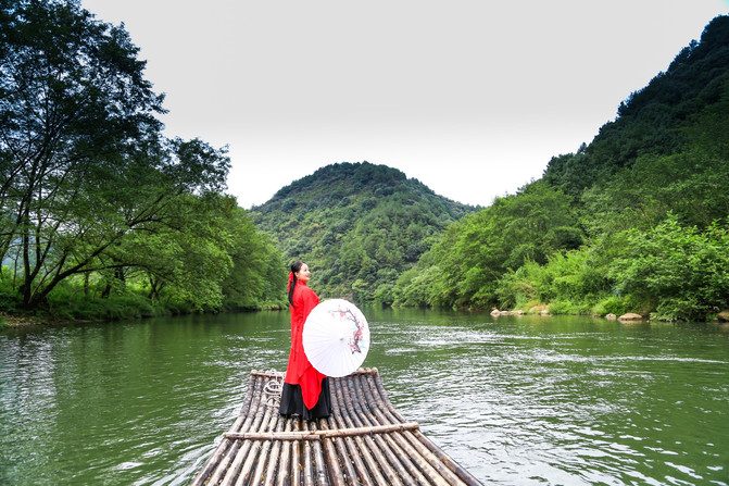 秘境石角,烟雨江南—龙游石角竹筏漂流十一国庆好去处