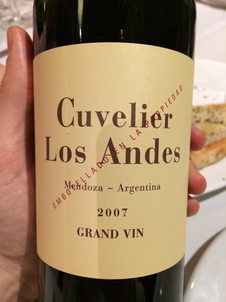 cuvelier los andes grand vin 2007