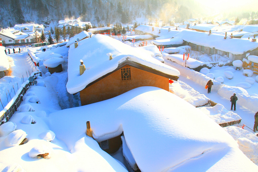 冰天雪地演绎的童话故事 2018年1月哈尔滨雪乡,吉林雾凇岛冰雪之旅