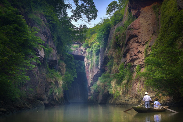 天生桥景区旅游景点攻略图