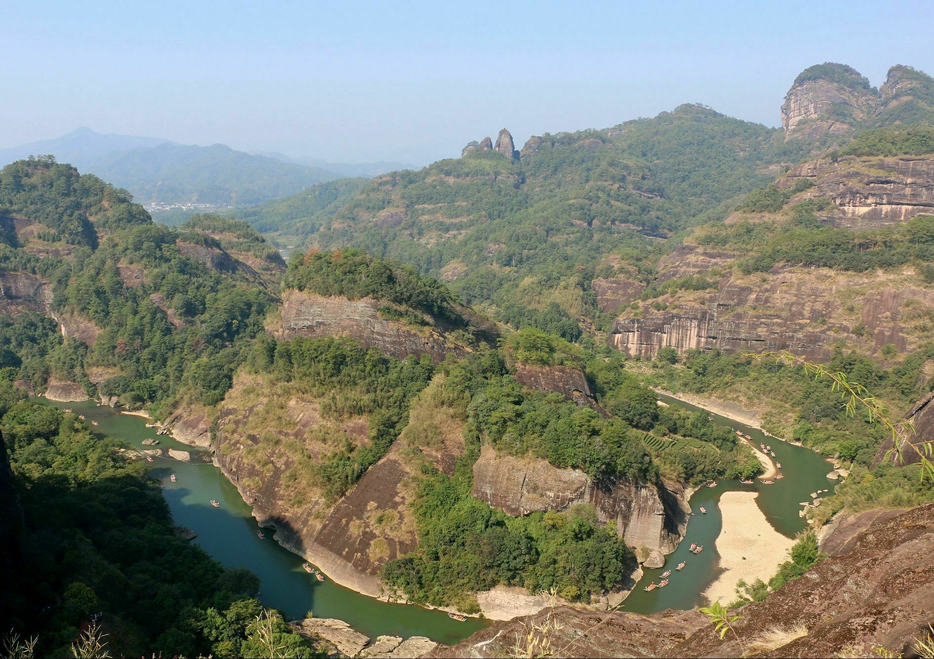 武夷山九曲溪旅游景点攻略图