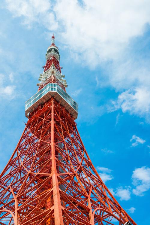 东京塔(日语:东京タワー)是东京地标性建筑物,位于东京都港区芝公园