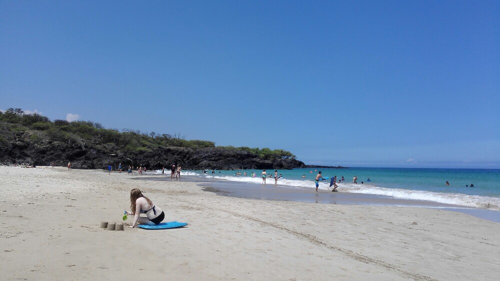 【携程攻略】夏威夷白沙滩景点,看到spencer beach 牌