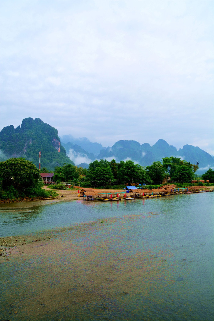 去人间仙境老挝,万荣旅游.