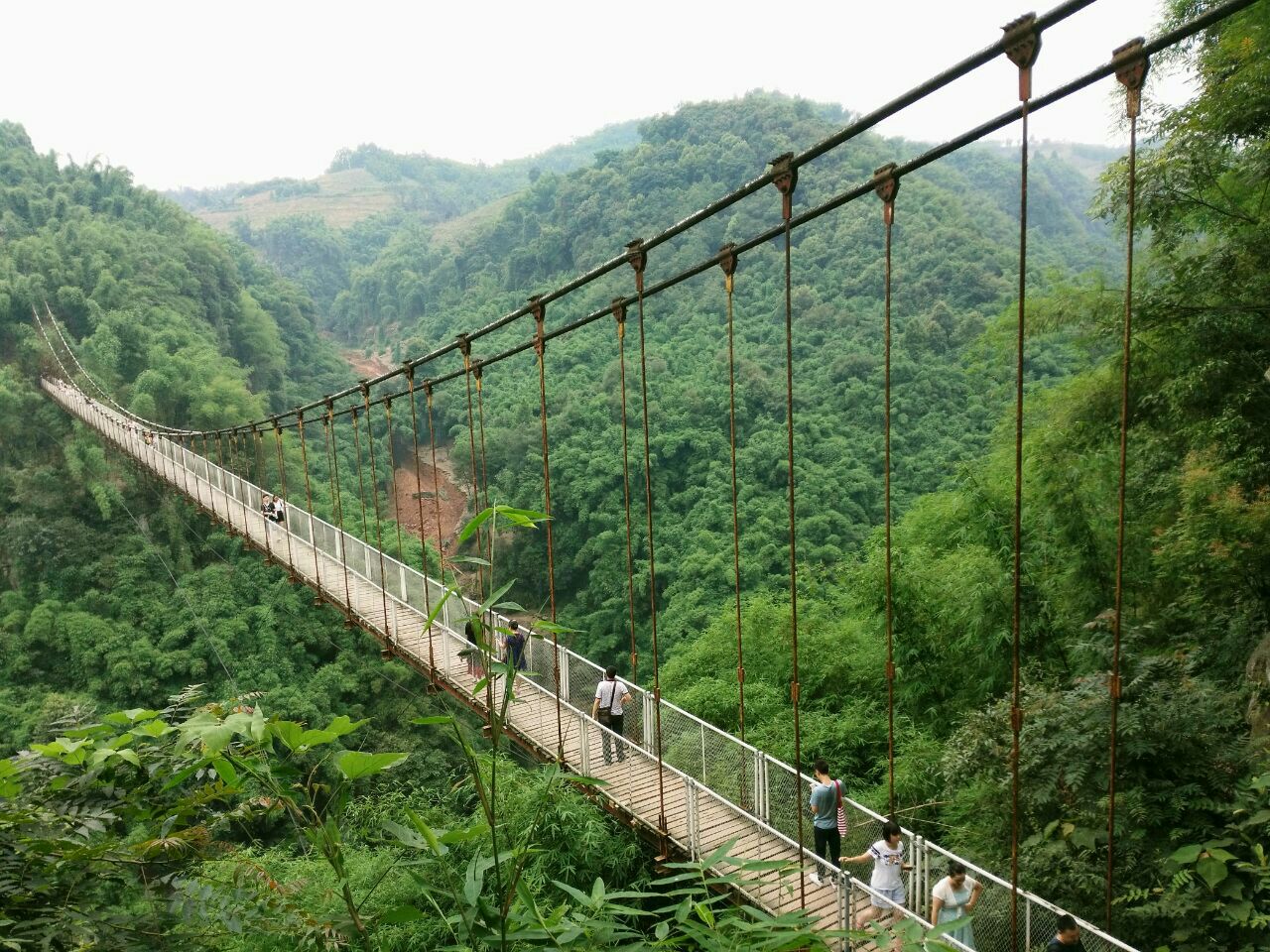 川西竹海峡谷景区(金鸡谷)旅游景点攻略图