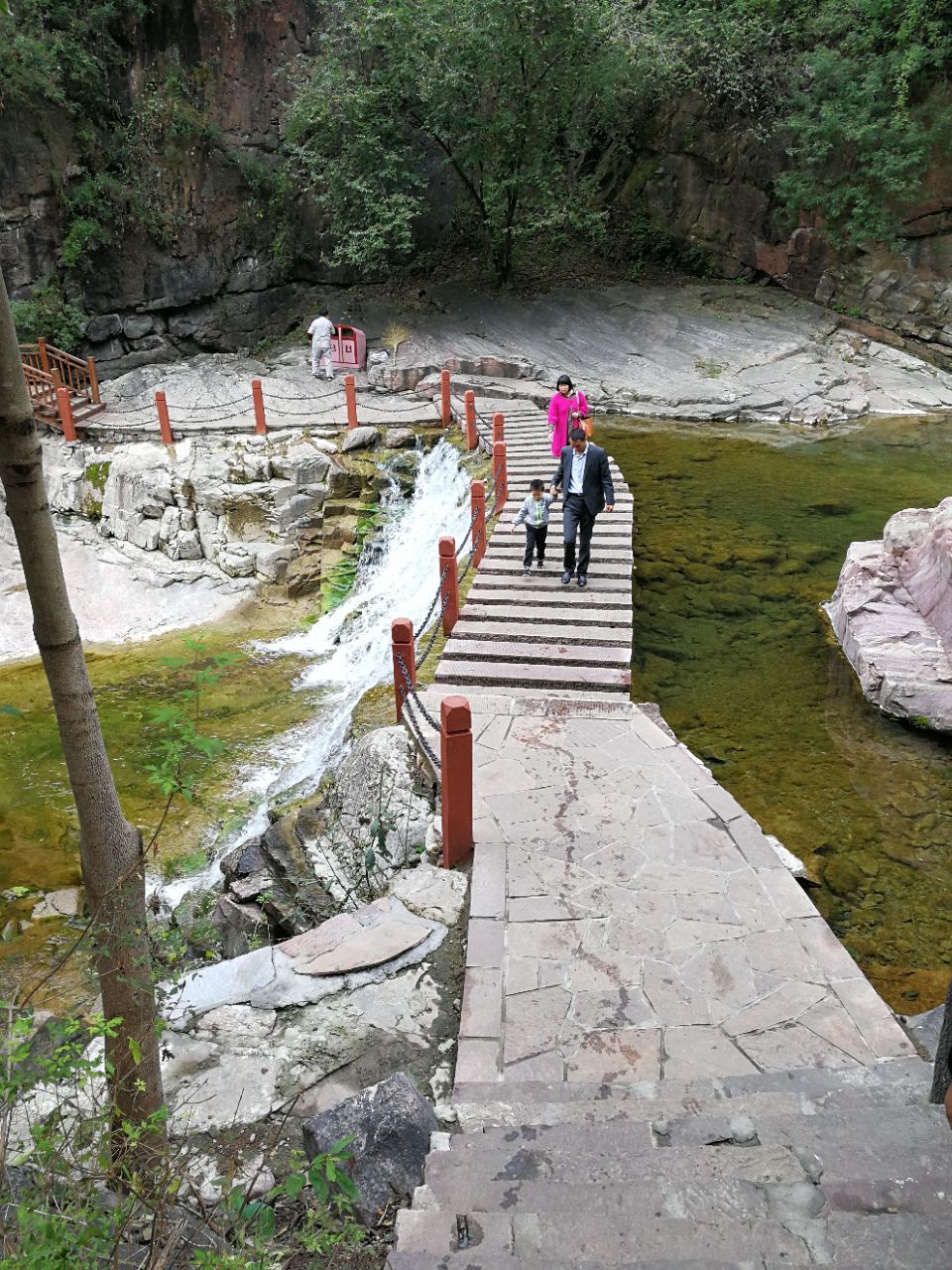 八里沟景区旅游景点攻略图