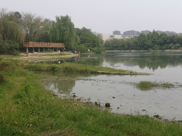 成都升仙湖和沙河景观