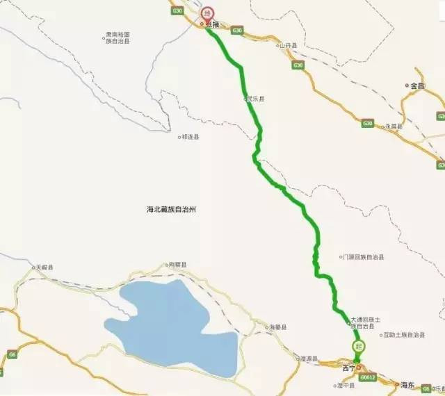 起于青海西宁终于甘肃张掖的国道g227,一路美景不断