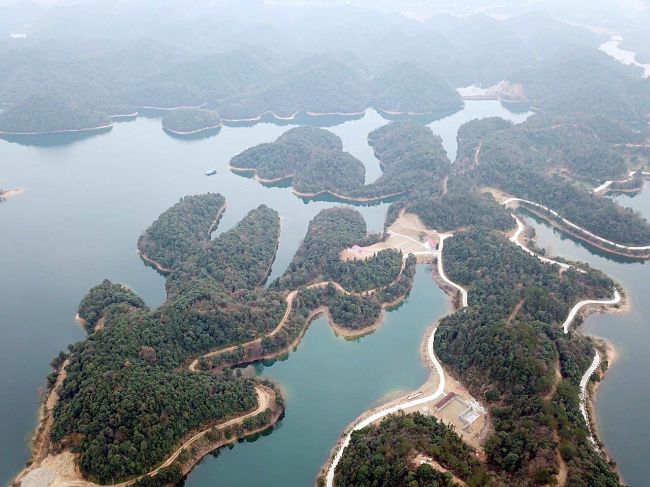 庐山西海观湖岛景区旅游景点攻略图