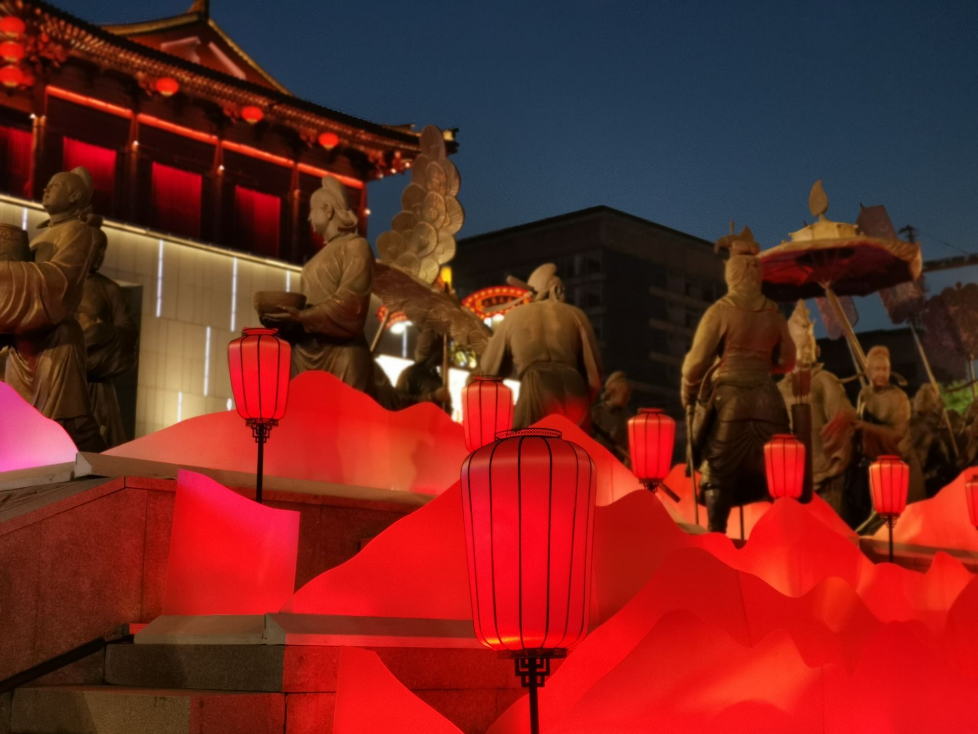 大唐不夜城旅游景点攻略图