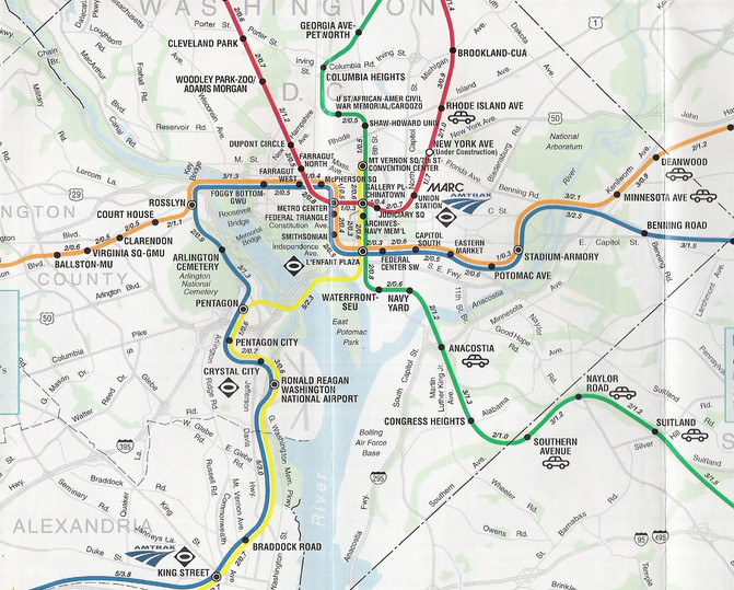 华盛顿的地铁图 d1:13.10.