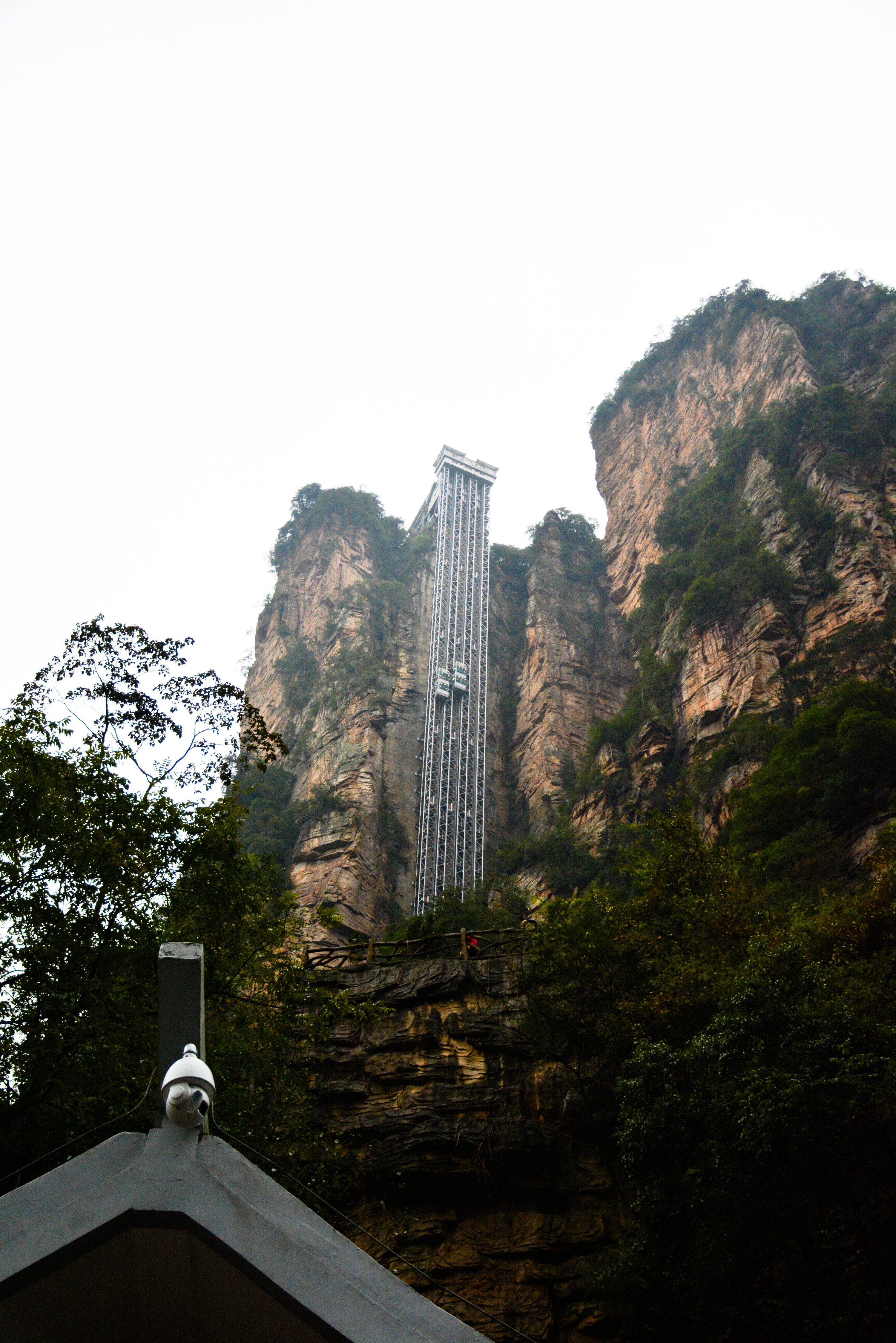【携程攻略】张家界百龙天梯景点,所谓百龙天梯，就是为方便游客而建造的垂直电梯，它垂直高差335米，…