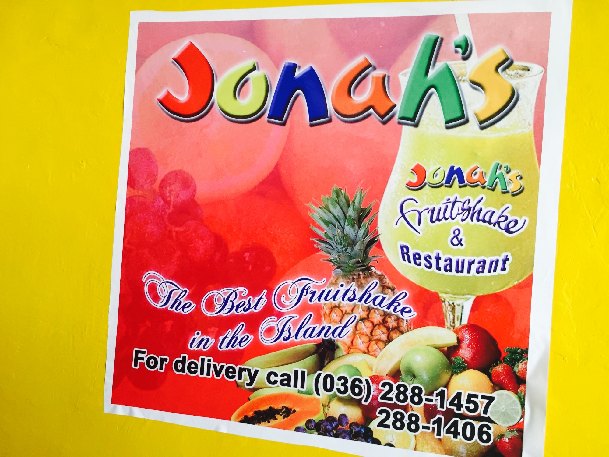 jonah"s fruit shake & snack bar