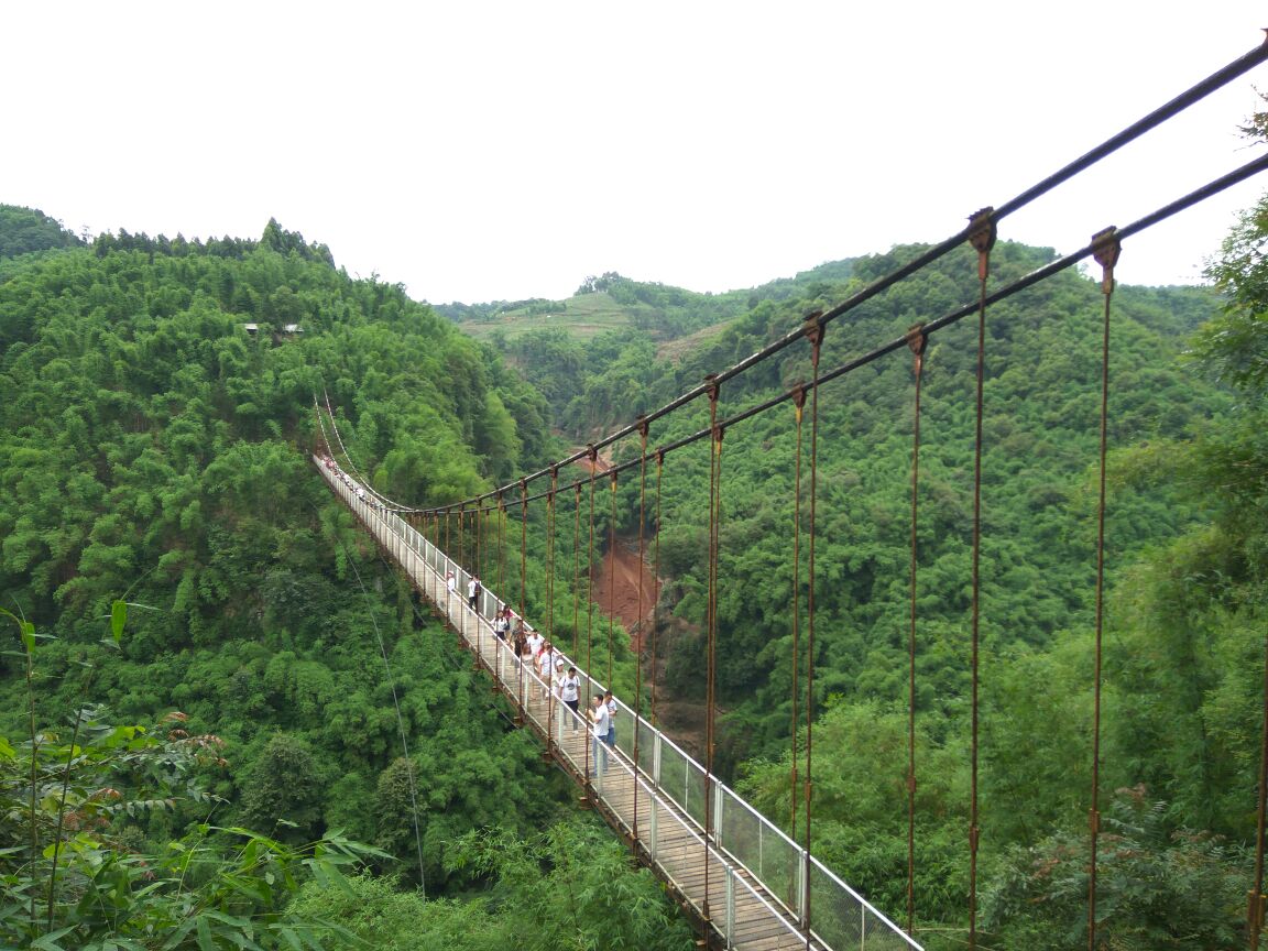 川西竹海峡谷景区(金鸡谷)旅游景点攻略图