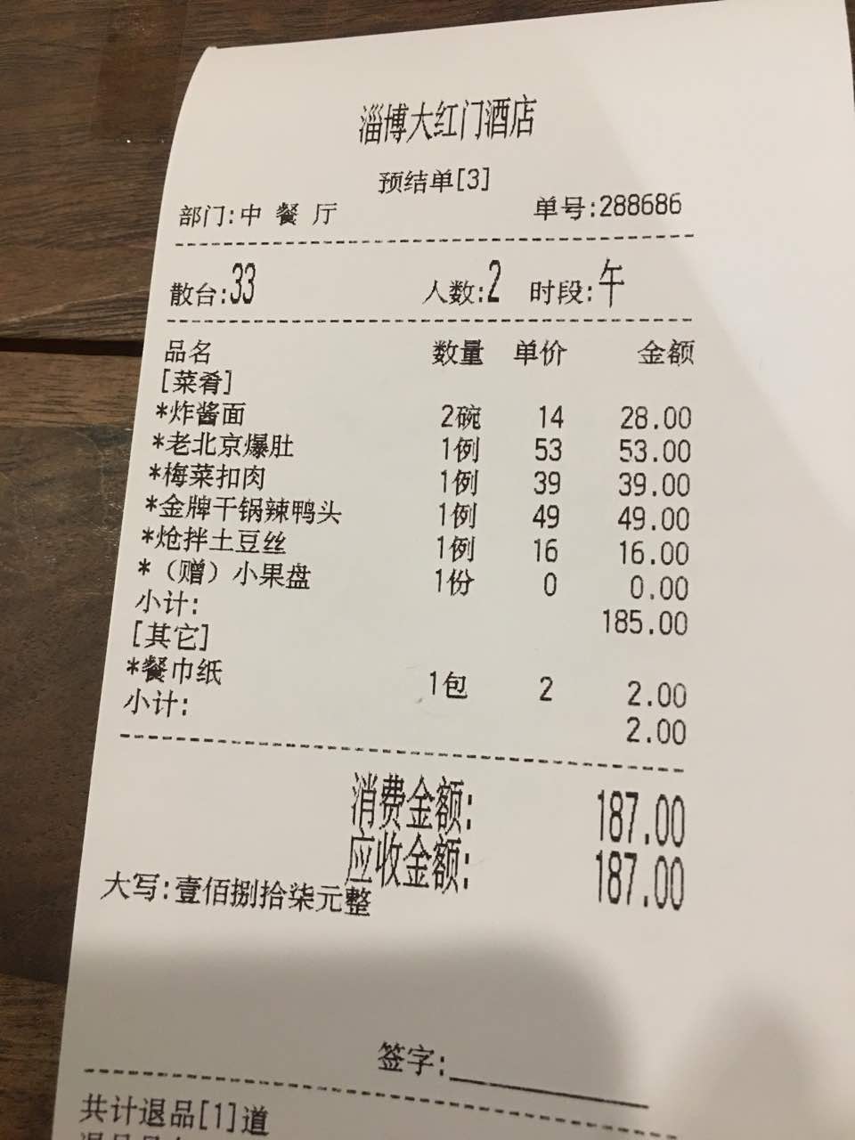 大红门酒店(共青团路店)