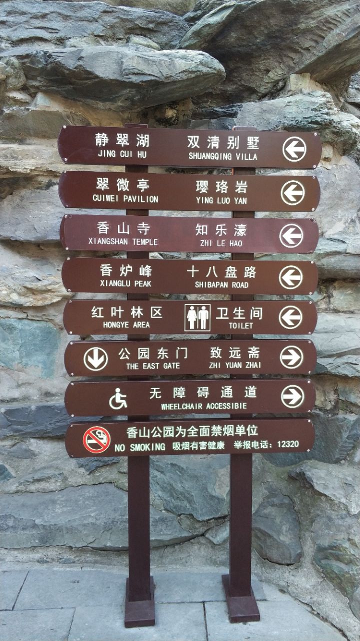 香山公园旅游景点攻略图