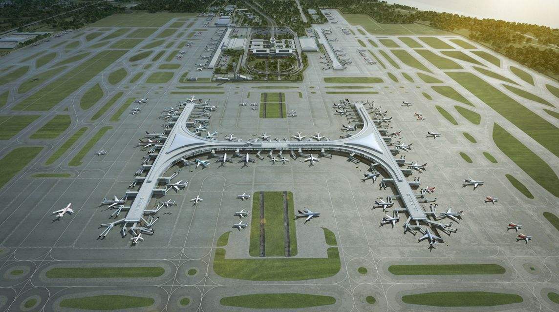 上海浦东国际机场,位于中国上海市浦东新区,距上海市中心约30公里,为