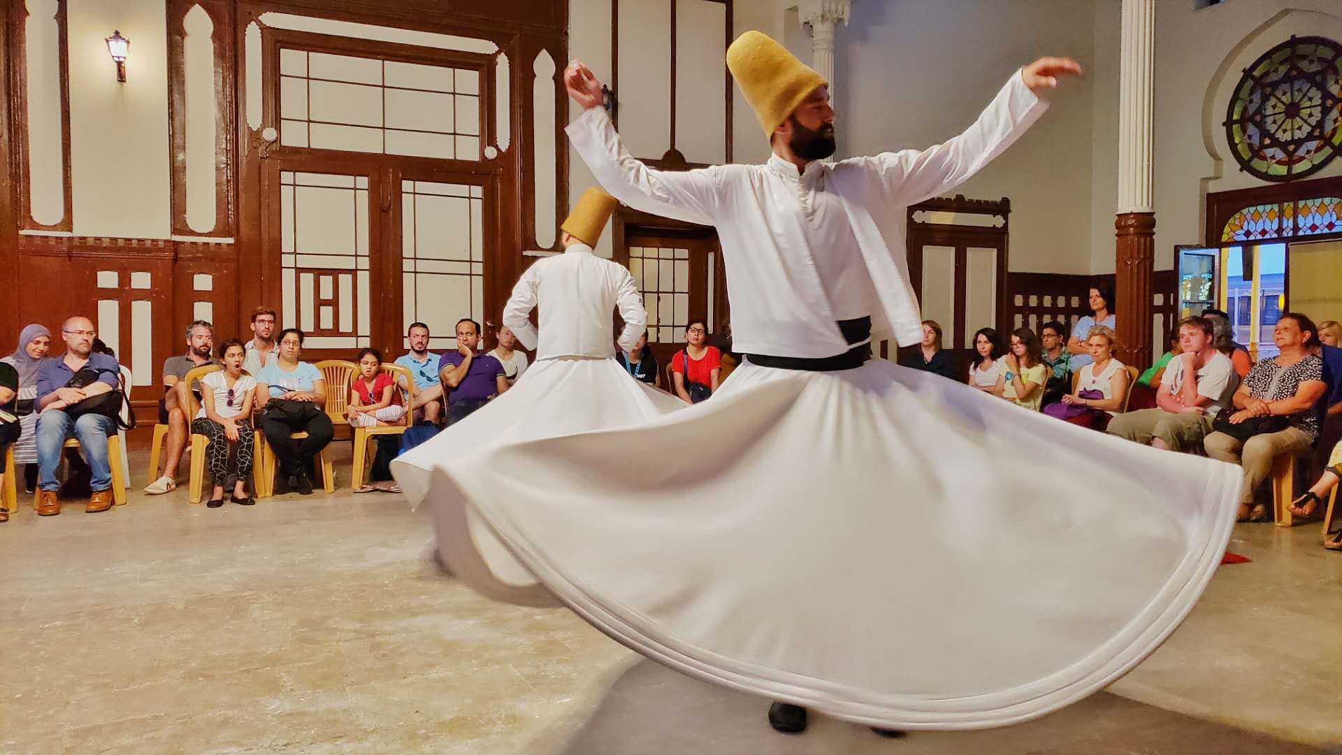whirling dervish ceremony in fatih