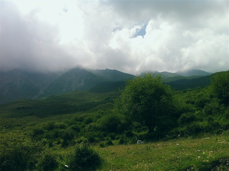 乐都境内的最高峰,当地叫"照碑山".