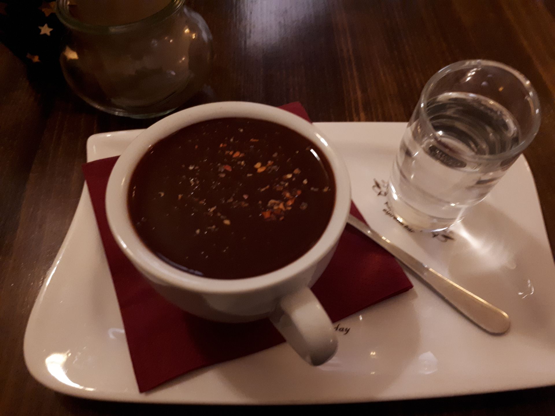 hot chocolate with chilli