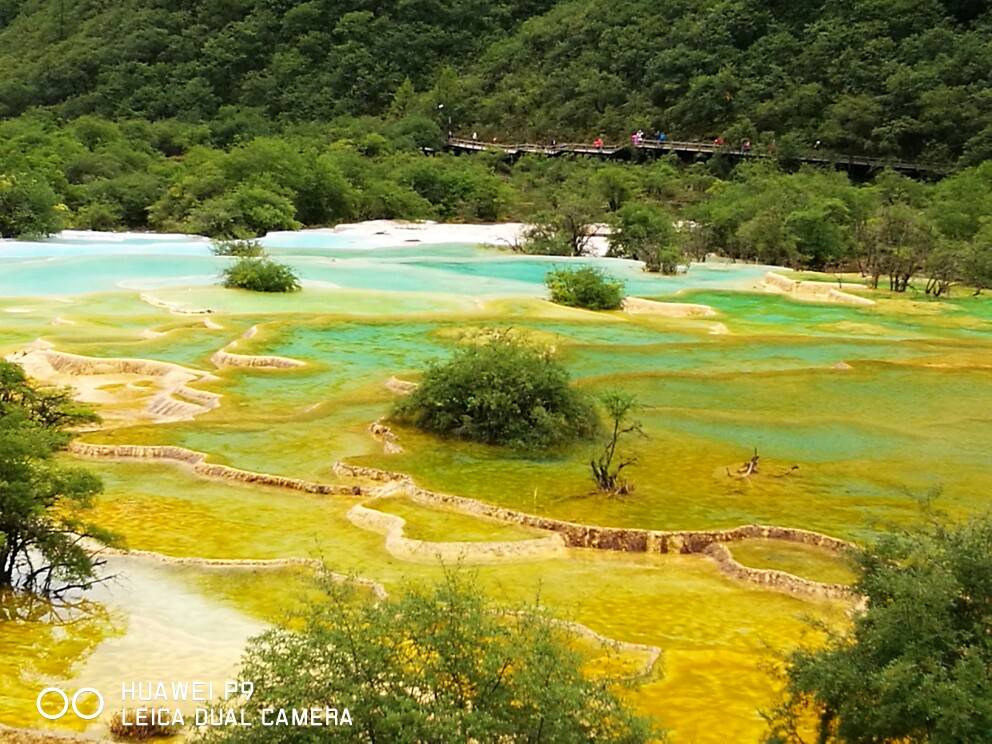 五彩池旅游景点攻略图