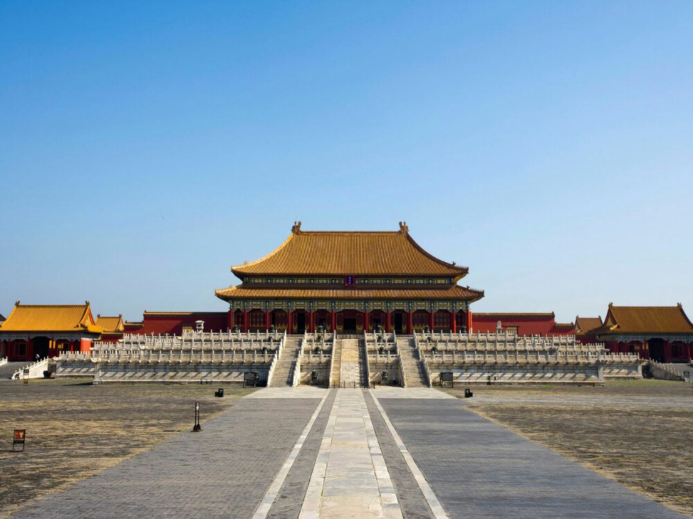 北京故宫建筑速写图片展示