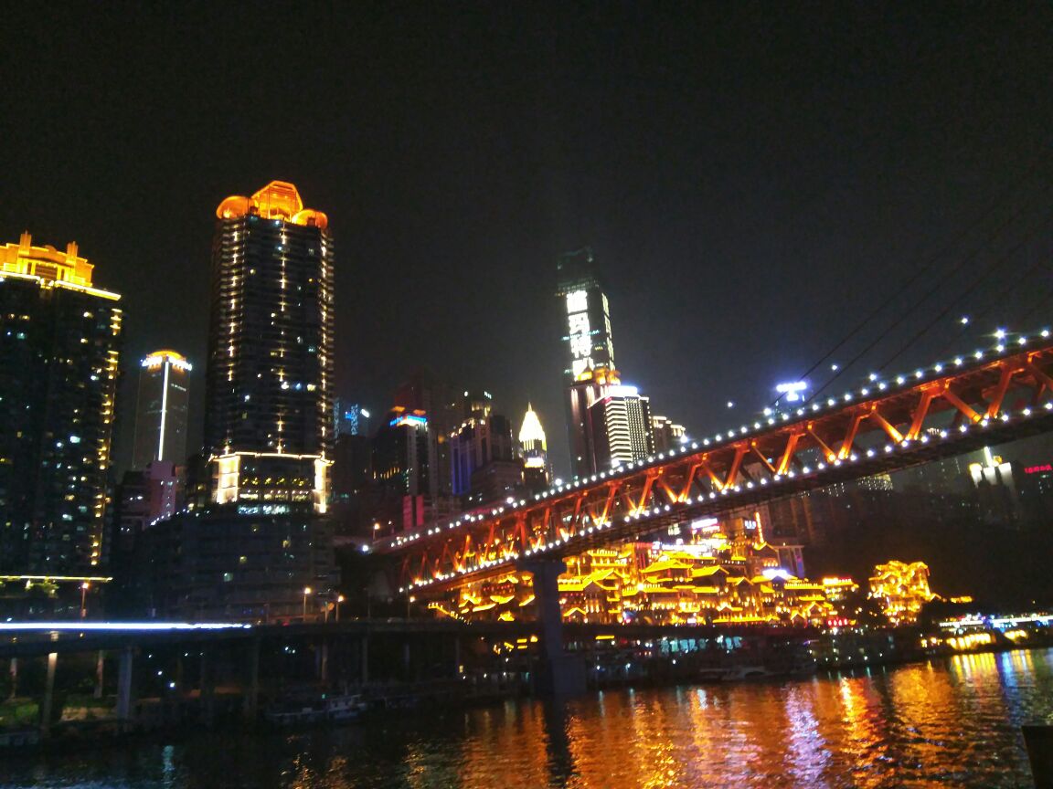 重庆两江夜游旅游景点攻略图