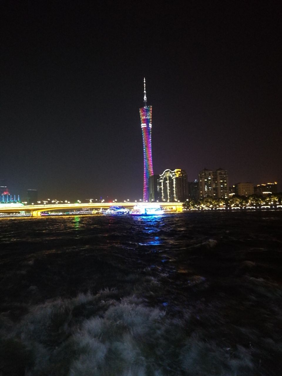 珠江夜游广州塔码头旅游景点攻略图