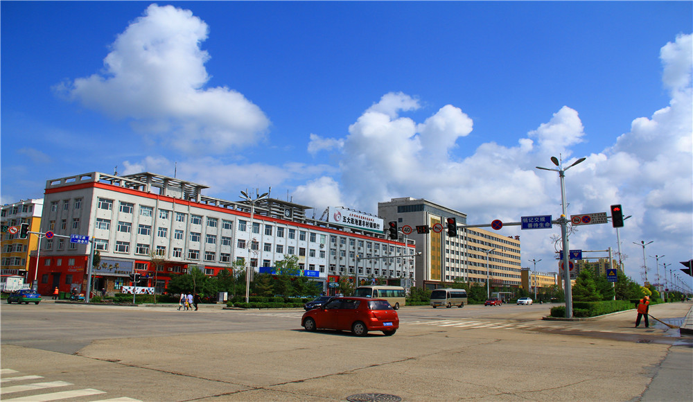 五大连池市街景