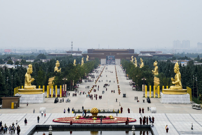 法门寺文化景区1——佛光大道