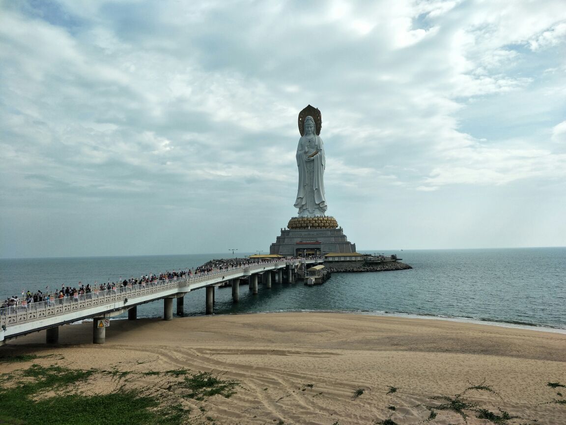 南山海上观音旅游景点攻略图