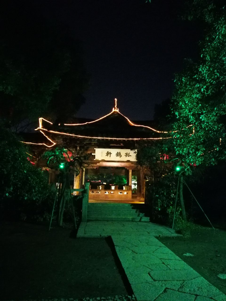 沈园之夜挺好看的,白天的景色和晚上景色还是很不一样的 2018-02-24