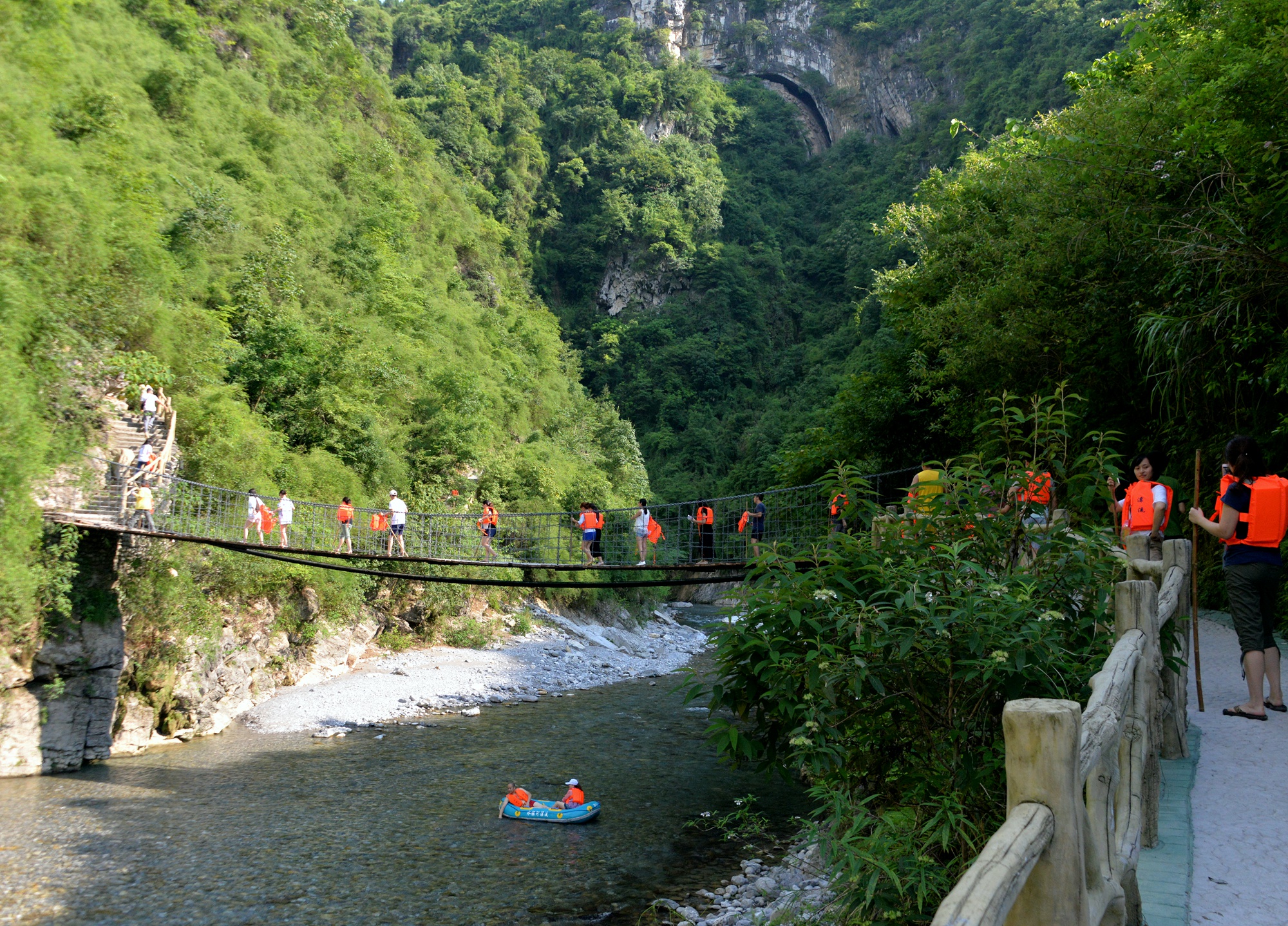 【携程攻略】桐梓水银河景区景点,漂程有点短,而且路