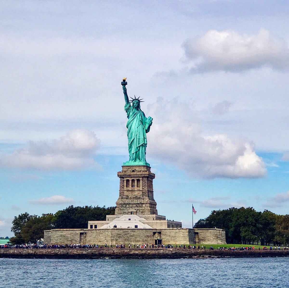 手绘美国自由女神像,美国自由女神像原图,美国自由女神像