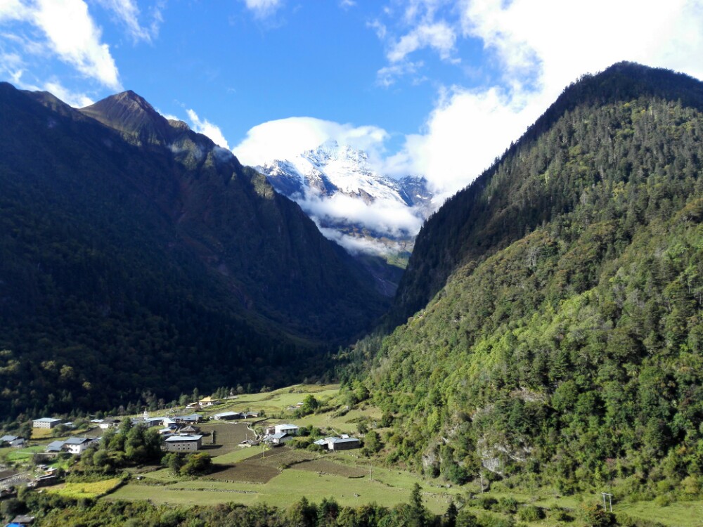 雨崩村旅游景点攻略图