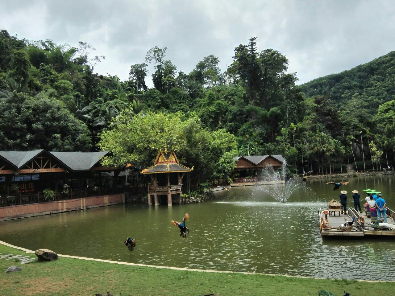孔雀山庄旅游景点攻略图