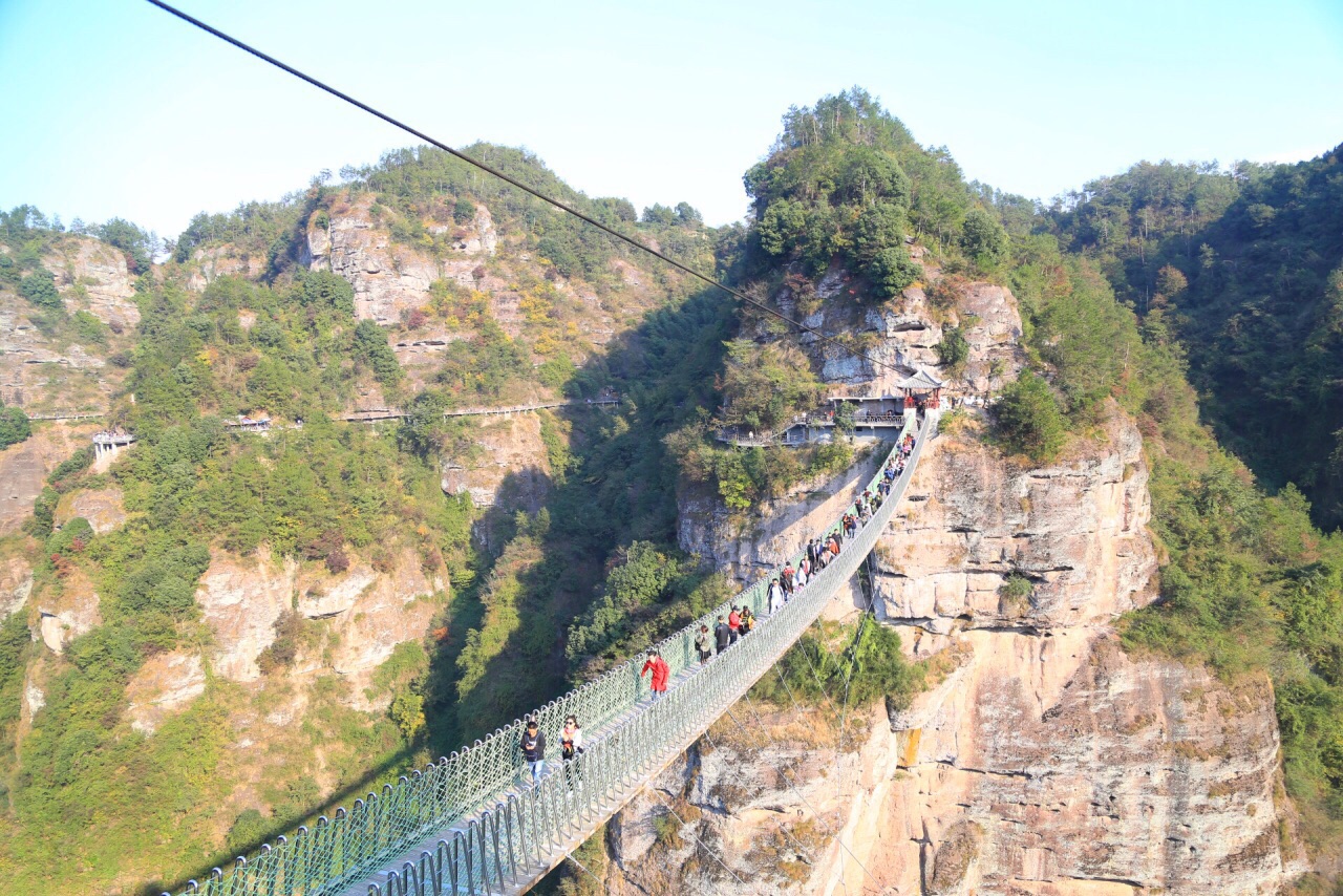 穿岩十九峰旅游景点攻略图