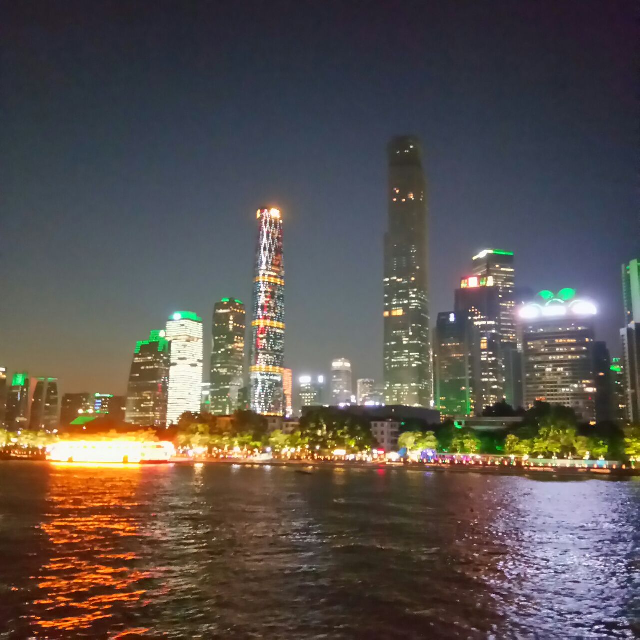 珠江夜游旅游景点攻略图