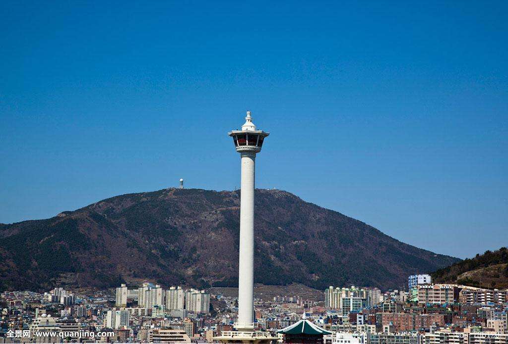 【携程攻略】釜山釜山塔景点,釜山塔位于可以将釜山市景尽收眼底的
