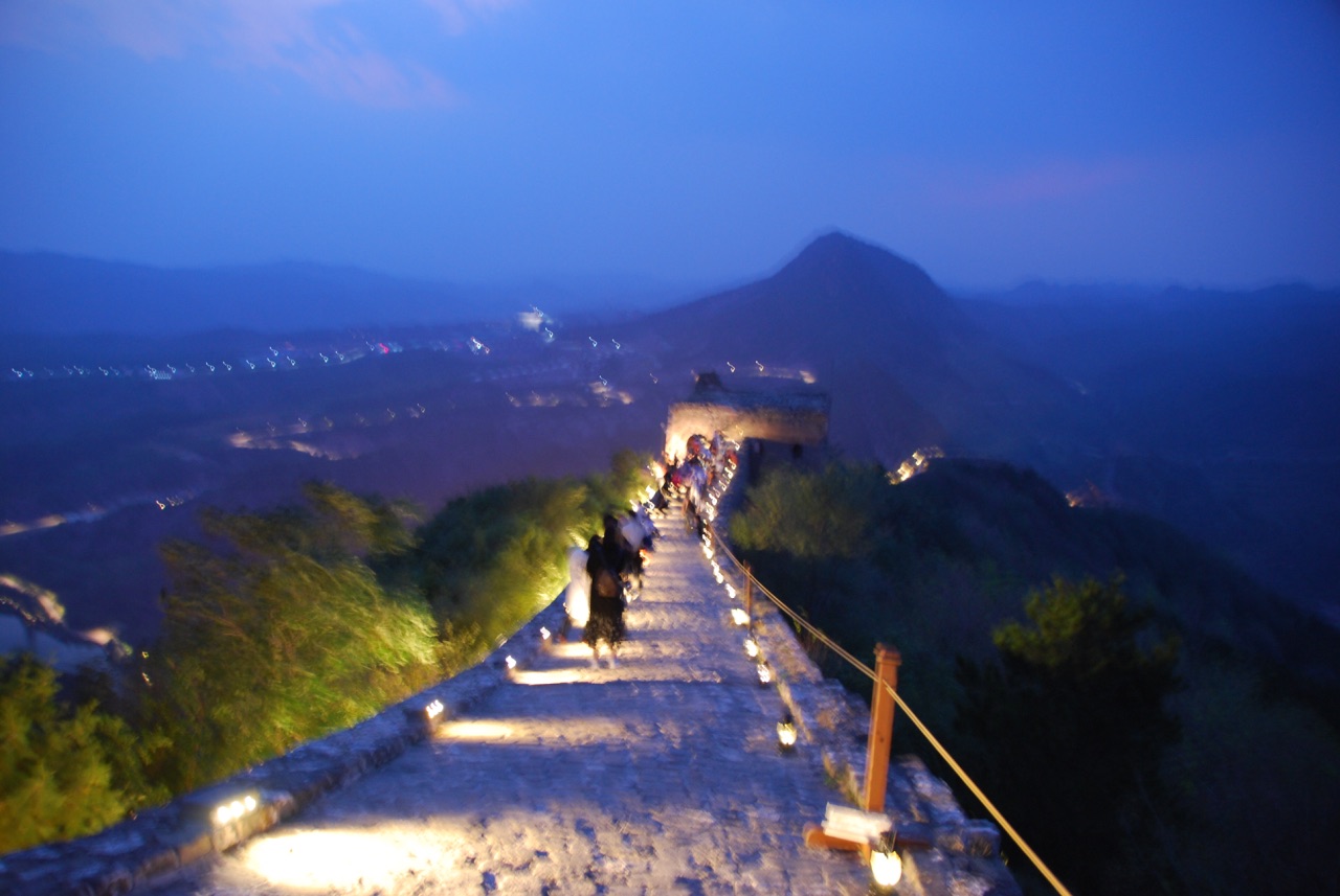 司马台长城的夜景游还是很具诱惑力!