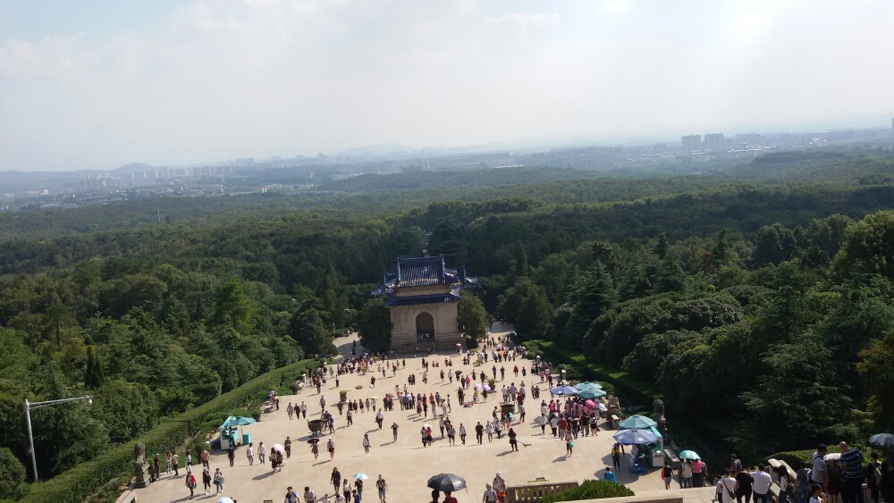 中山陵园风景区旅游景点攻略图