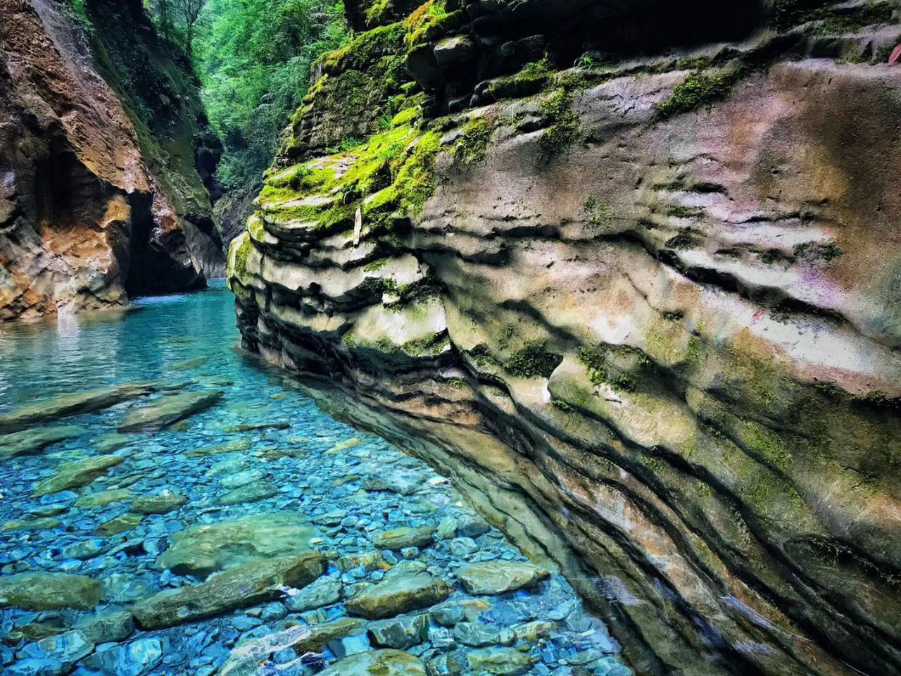 屏山峡谷旅游景点攻略图