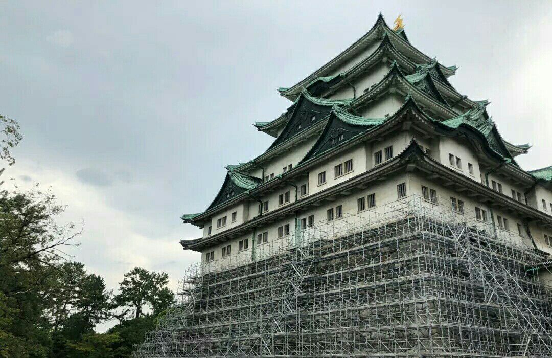 【携程攻略】名古屋名古屋城天守阁景点,由于天守阁着