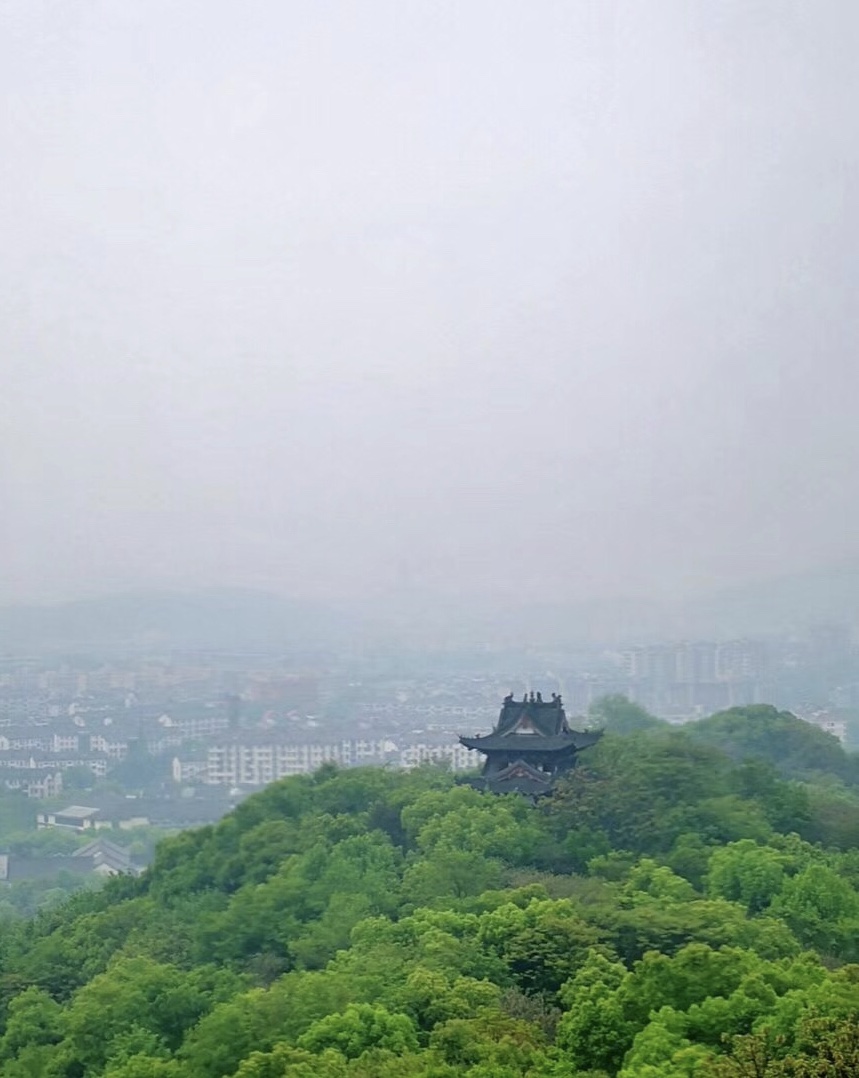 府山是绍兴古城内的主要名山,因形状若卧龙,又名卧